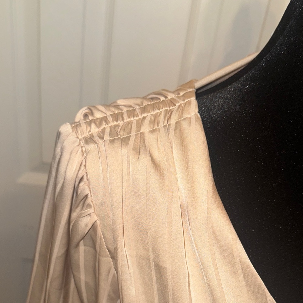 Elegant Cream Dress - Picture 2 of 16